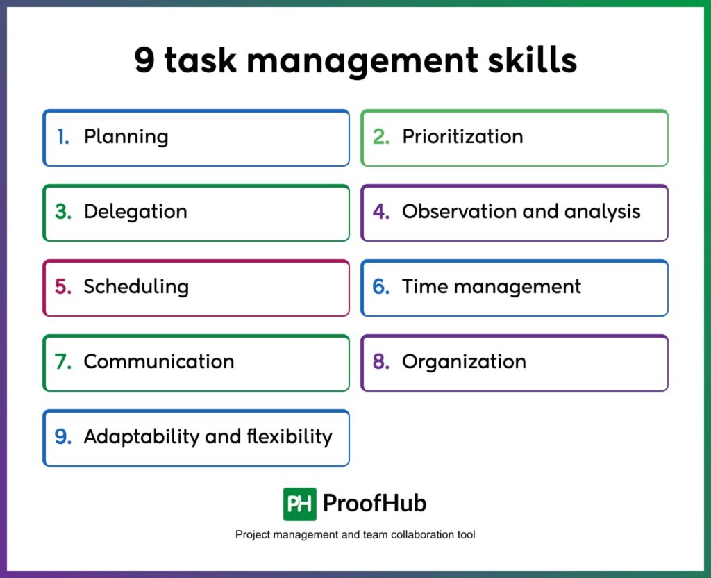 9 task management skills