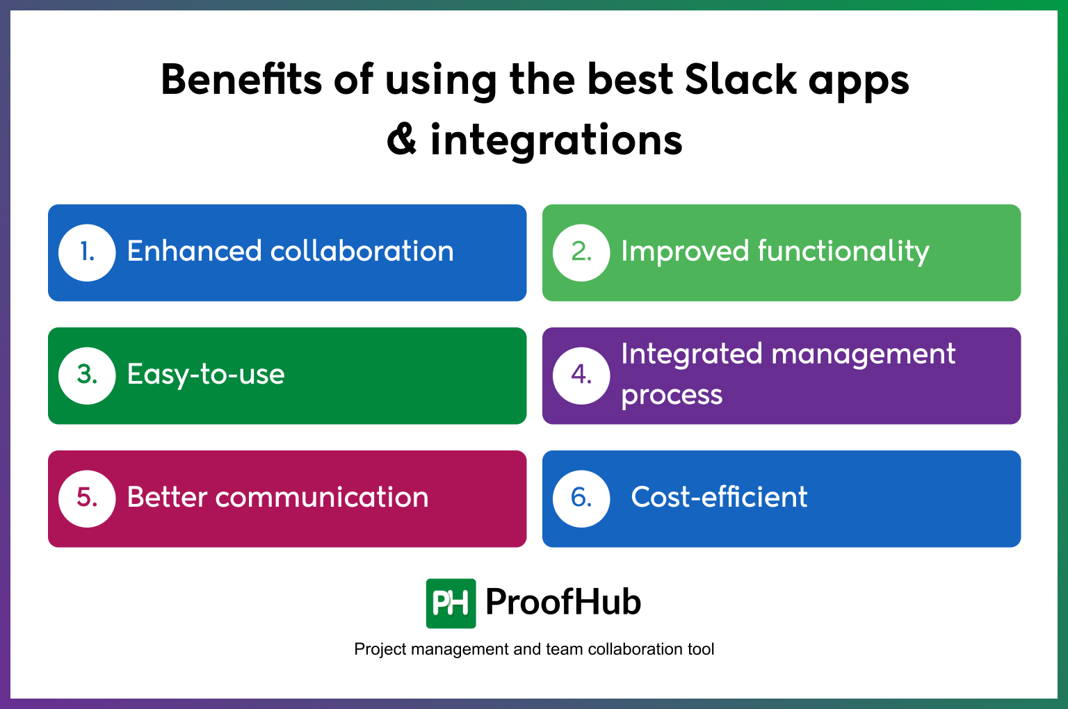 Benefits of using the best Slack apps & integrations