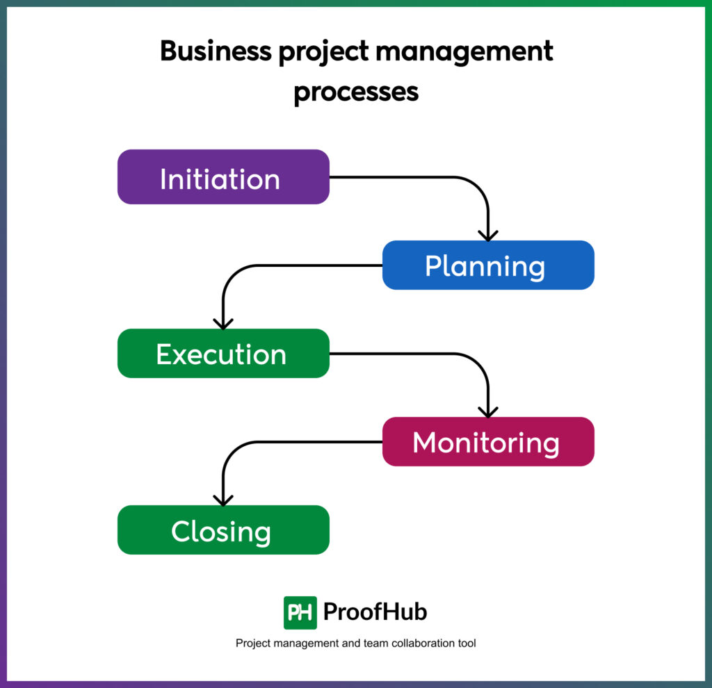 Business project management processes