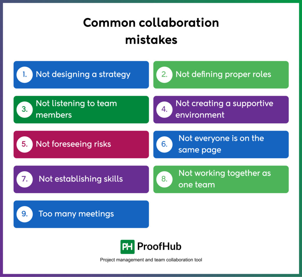 Common collaboration mistakes