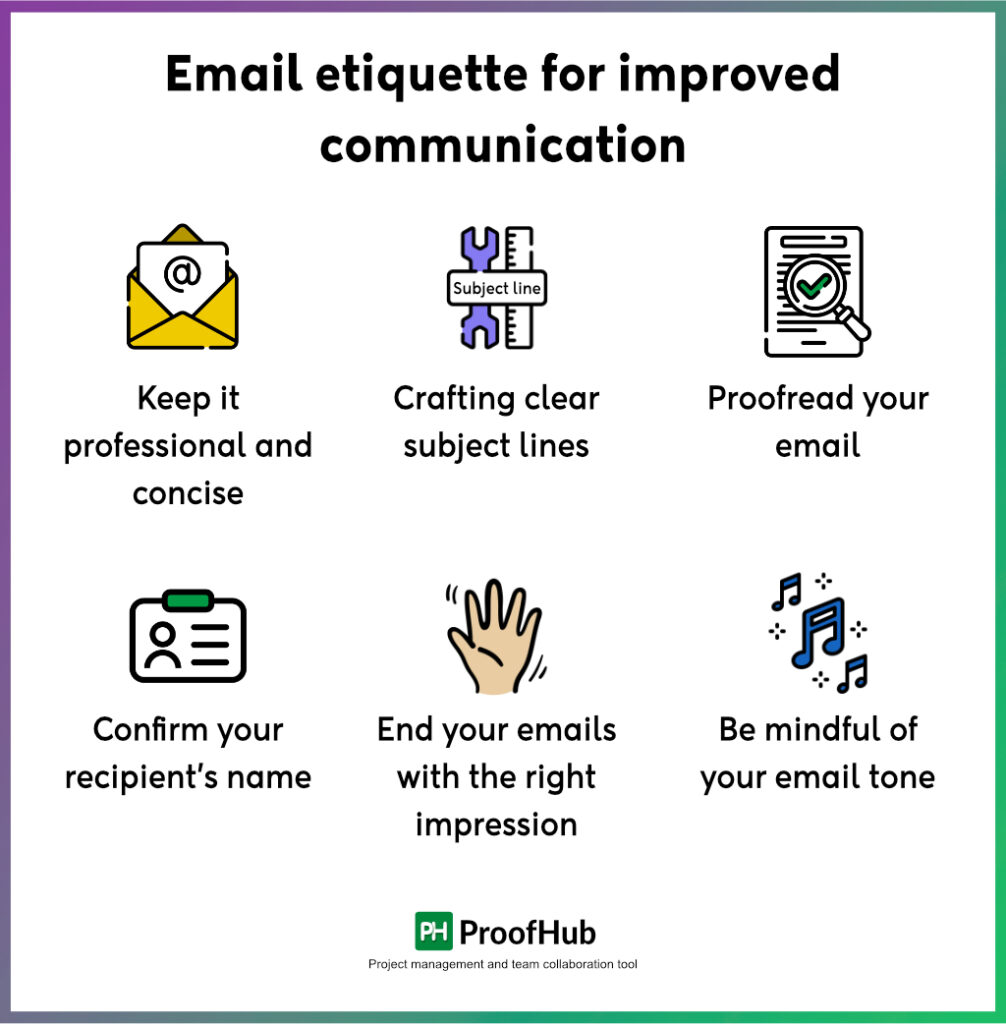 Email etiquette for improved communication