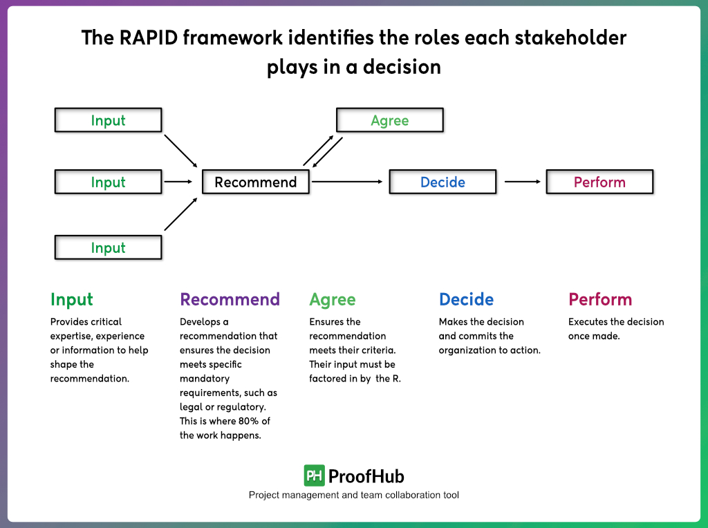 Flow chart of RAPID decision-making 