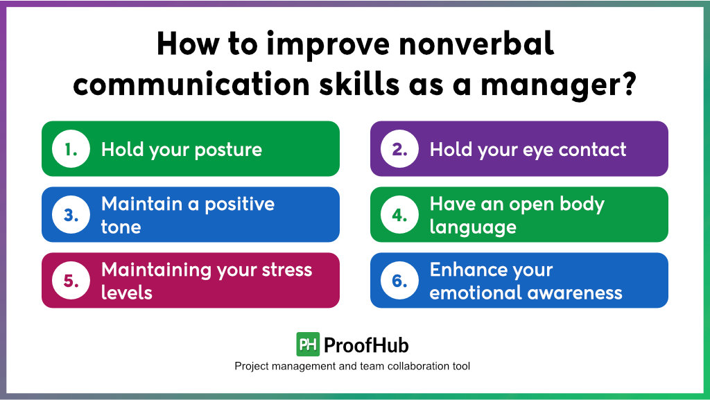 How to improve nonverbal communication skills as a manager