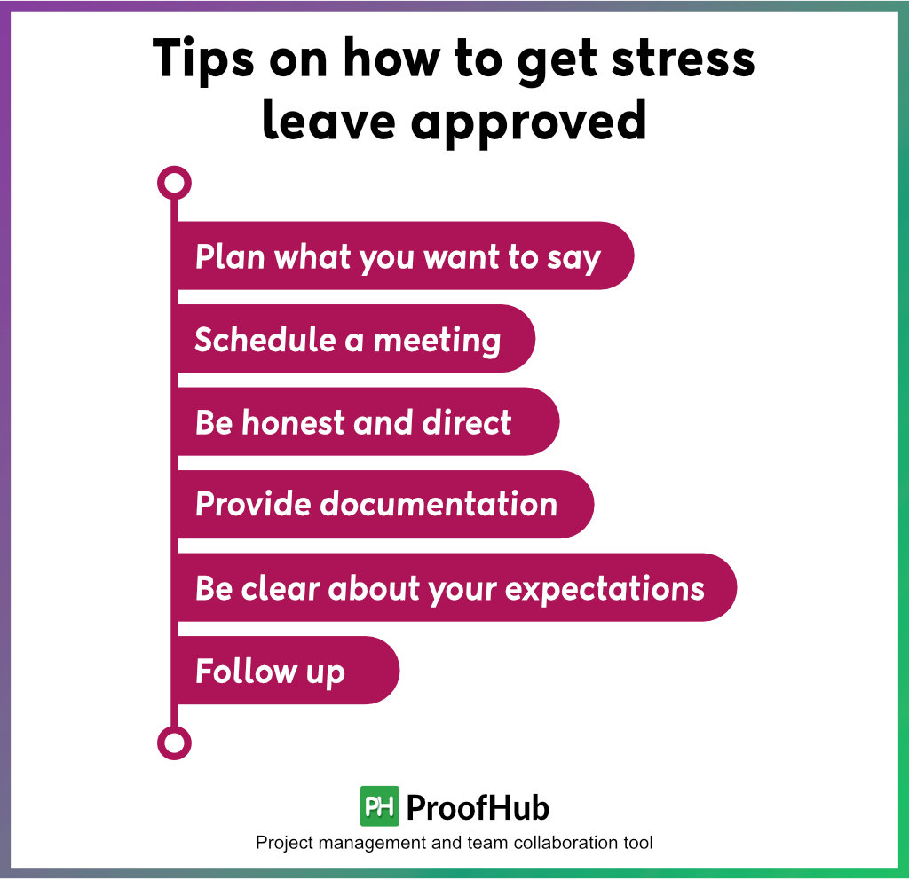 Tips on how to get stress leave approved