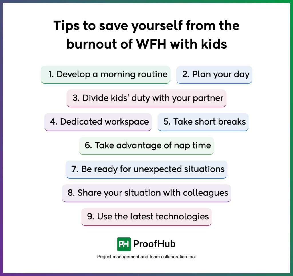 Tips To Save Yourself From the Burnout of WFH With Kids