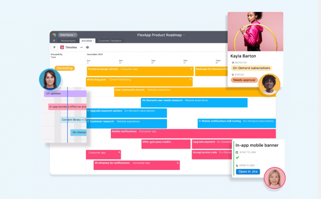 Airtable as task automation software