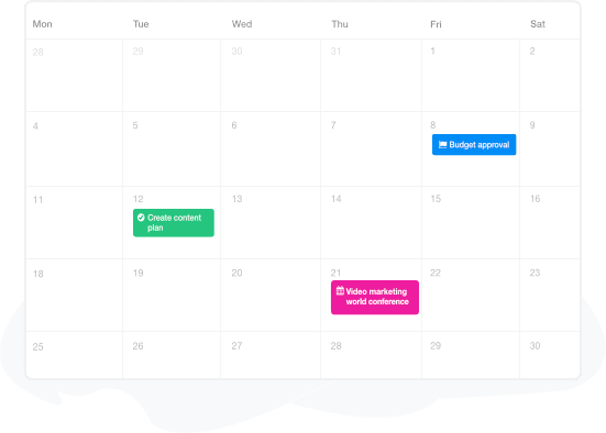 ProofHub Calendar