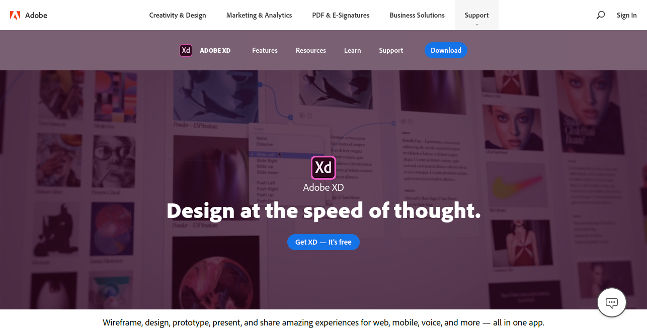 Adobe XD as best invisionapp competitor