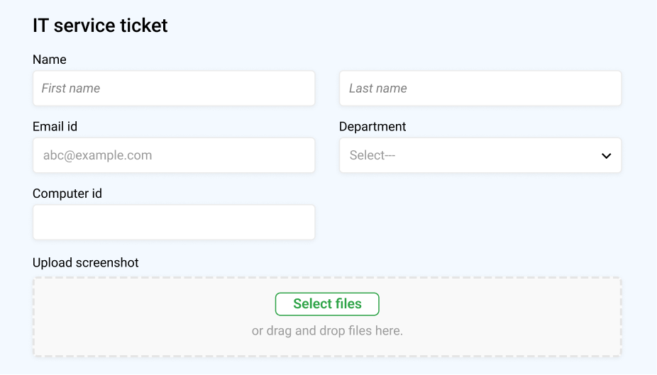 Capture work requests through ProofHub’s forms