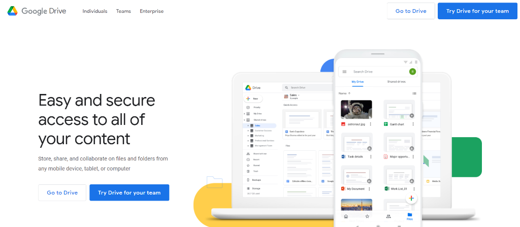 Google Drive as alternative to dropbox