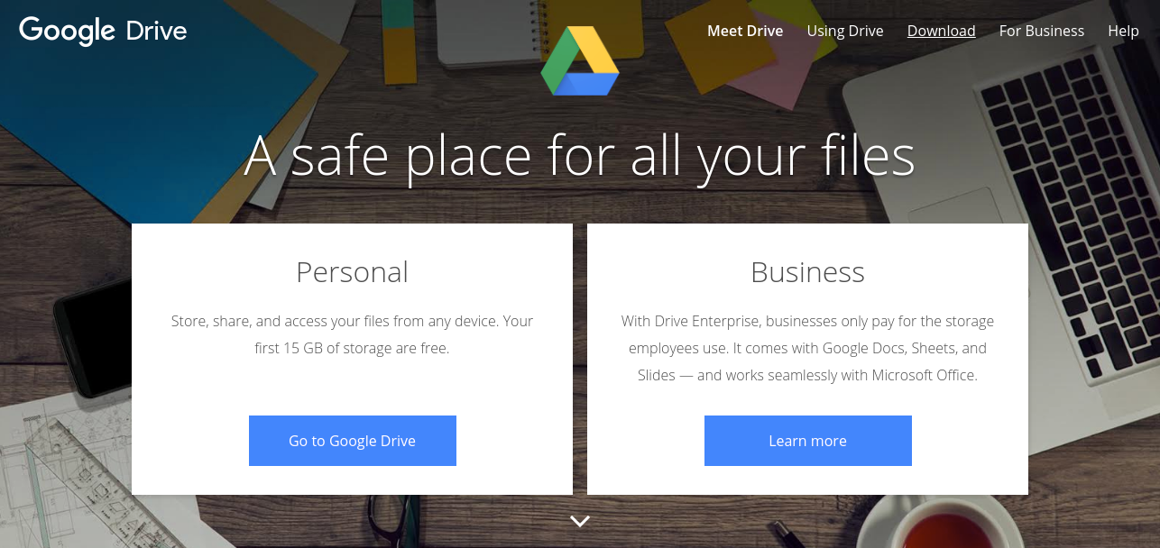 Best file sharing software - Google Drive