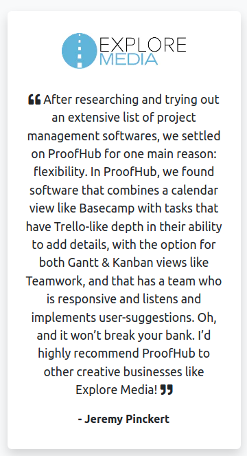 ProofHub user review