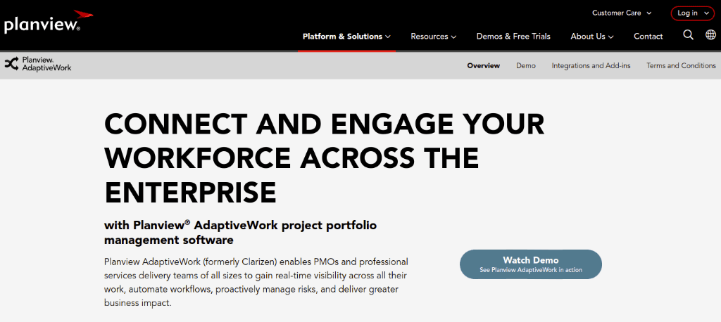 Planview: Project portfolio management tool