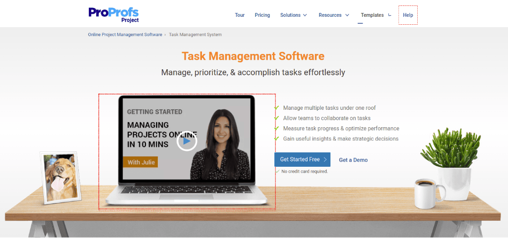 ProProfs: best task management app