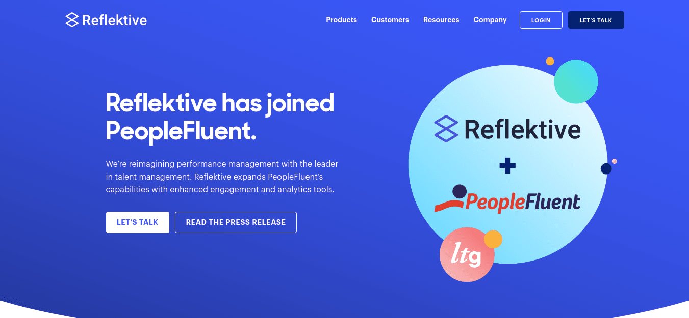 Reflektive marketing tool for team management