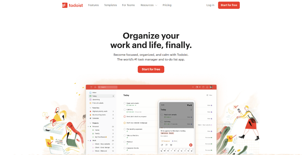 Todoist best alternative to monday.com